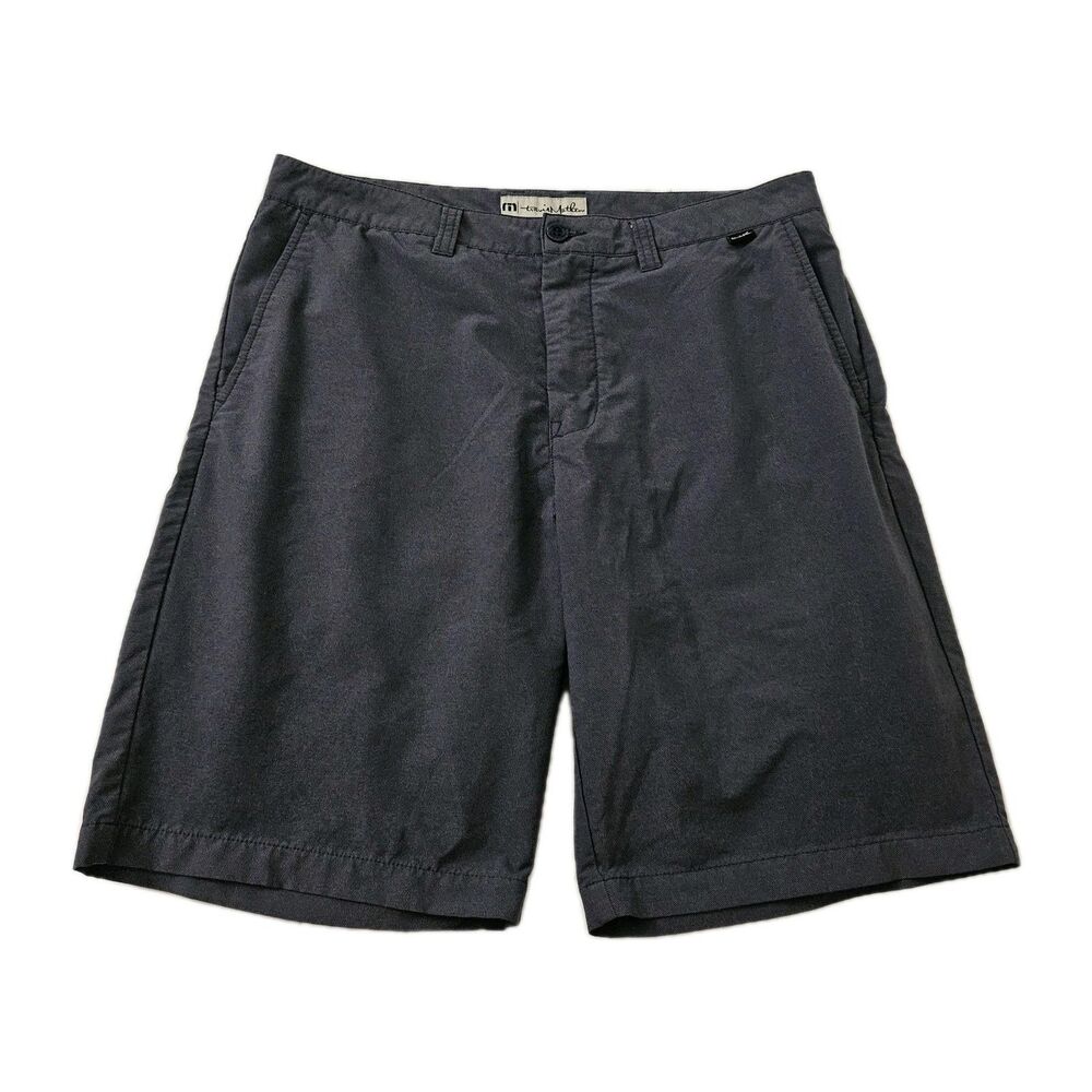 Travis Mathew Shorts Mens 34 Blue Performance Golf Chino Stretch Outdoor